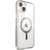 Speck Gemshell Grip + MagSafe – dėklas, skirtas iPhone 15 Plus / iPhone 14 Plus (skaidrus / chromo apdaila)