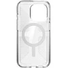 Speck Gemshell Grip + MagSafe – dėklas, skirtas iPhone 15 Pro (skaidrus / chromo apdaila)