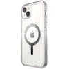 Speck Gemshell Grip + MagSafe – dėklas, skirtas iPhone 15 Plus / iPhone 14 Plus (skaidrus / chromo apdaila)