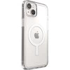 Dėklas Speck Gemshell + MagSafe, skirtas iPhone 14 Plus su puse mikrobano (skaidrus)