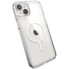 Dėklas Speck Gemshell + MagSafe, skirtas iPhone 14 Plus su puse mikrobano (skaidrus)
