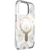 Speck Presidio Lux ClickLock &amp; MagSafe – dėklas, skirtas „iPhone 16 Pro“ („Sunshine Daisies“ / skaidrus / auksinis)