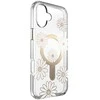 Speck Presidio Lux ClickLock &amp; MagSafe – dėklas, skirtas iPhone 16 Plus (Sunshine Daisies / skaidrus / auksinis)