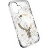 Speck Presidio Lux ClickLock &amp; MagSafe – dėklas, skirtas iPhone 16 (Sunshine Daisies / skaidrus / auksinis)