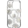 Speck Presidio Lux ClickLock &amp; MagSafe – dėklas, skirtas „iPhone 16 Pro“ („Sunshine Daisies“ / skaidrus / auksinis)