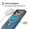 Speck Presidio Lux MagSafe - dėklas skirtas Apple iPhone 17 Pro Deep Sea Fade / Juodas / Spell Mėlyna