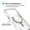 „Speck Presidio Lux MagSafe“ dėklas, skirtas „iPhone 17 Pro“ (blizgučiai / metalinis aukso spalvos)