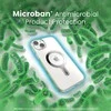 Dėklas Speck Presidio Perfect-Clear ClickLock &amp; Magsafe do iPhone 15 Plus / iPhone 14 Plus (Clear / Chrome Finish / Serene Sidabrinis)