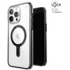Speck Presidio Perfect-Clear ClickLock &amp; Magsafe – dėklas, skirtas iPhone 15 Pro Max (skaidrus / matinis juodas / šiferio pilkas)