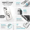 Speck Presidio Perfect-Clear ClickLock &amp; Magsafe – „iPhone 15“ / „iPhone 14“ / „iPhone 13“ dėklas (skaidrus / chromo apdaila / ramus sidabras)