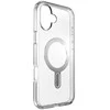 Speck Presidio Perfect-Clear ClickLock &amp; MagSafe – dėklas, skirtas iPhone 16 Plus (skaidrus / chromo apdaila / ramus sidabras)