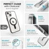 Speck Presidio Perfect-Clear ClickLock &amp; Magsafe – dėklas, skirtas iPhone 15 / iPhone 14 / iPhone 13 (skaidrus / matinis juodas / šiferio pilkas)