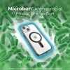 Speck Presidio Perfect-Clear ClickLock &amp; Magsafe – dėklas, skirtas iPhone 15 / iPhone 14 / iPhone 13 (skaidrus / matinis juodas / šiferio pilkas)