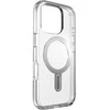 Speck Presidio Perfect-Clear ClickLock &amp; MagSafe – dėklas, skirtas iPhone 16 Pro (skaidrus / chromo apdaila / ramus sidabras)