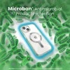 Speck Presidio Perfect-Clear Grip ClickLock &amp; MagSafe – dėklas, skirtas iPhone 16e / iPhone 15 / iPhone 14 / iPhone 13 (Clear / Chrome Finish / Serene Sidabrinis)