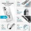 Speck Presidio Perfect-Clear Grip ClickLock &amp; MagSafe – dėklas, skirtas iPhone 16 Plus (skaidrus / chromo apdaila / ramus sidabras)