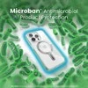 Speck Presidio Perfect-Clear Grip ClickLock &amp; Magsafe – dėklas, skirtas iPhone 15 Pro (skaidrus / chromo apdaila / ramus sidabras)