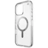 Speck Presidio Perfect-Clear Grip MagSafe – dėklas, skirtas iPhone 16 Pro Max (skaidrus / chromo apdaila / ramus sidabras)