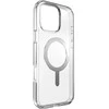 Speck Presidio Perfect-Clear MagSafe – dėklas, skirtas iPhone 16 Pro Max (skaidrus / chromo apdaila / ramus sidabras)