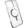 Speck Presidio Perfect-Clear MagSafe – dėklas, skirtas iPhone 16 Pro Max (skaidrus / chromo apdaila / ramus sidabras)