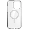 Speck Presidio Perfect-Clear MagSafe – dėklas, skirtas iPhone 15 Pro Max (skaidrus / chromo apdaila / ramus sidabras)