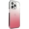 Speck Presidio Perfect-Clear + Ombre – iPhone 14 Pro dėklas su MICROBAN danga (Clear / Vintage Rose Fade)