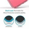 Speck Presidio Perfect-Clear + Ombre – iPhone 15 Plus / 14 Plus dėklas su MICROBAN (Clear / Vintage Rose Fade)