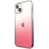 Speck Presidio Perfect-Clear + Ombre – iPhone 15 Plus / 14 Plus dėklas su MICROBAN (Clear / Vintage Rose Fade)