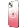 Speck Presidio Perfect-Clear + Ombre + MagSafe – iPhone 15 Plus / 14 Plus dėklas su MICROBAN danga (Clear / Vintage Rose Fade)