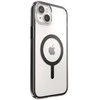 Speck Presidio Perfect-Clear su smūgio geometrija + MagSafe – iPhone 15 Plus / 14 Plus dėklas su MICROBAN danga (skaidrus / juodas)