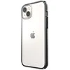 Speck Presidio Perfect-Clear su smūgio geometrija – iPhone 15 Plus / 14 Plus dėklas su MICROBAN danga (skaidrus / juodas)