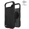 „Speck Presidio2 Grip ClickLock &amp; MagSafe“ dėklas, skirtas „iPhone 17 Air“ (juodas / pilkas / baltas)