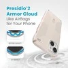 „Speck Presidio2 Grip ClickLock &amp; Magsafe“ – dėklas, skirtas „iPhone 15 Plus“ / „iPhone 14 Plus“ (balintas kaulas / „Heirloom Gold“ / „Hazel Brown“)