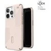 „Speck Presidio2 Grip ClickLock &amp; Magsafe“ – dėklas, skirtas „iPhone 15 Pro“ (balintas kaulas / „Heirloom Gold“ / „Hazel Brown“)