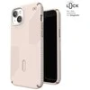 „Speck Presidio2 Grip ClickLock &amp; Magsafe“ – dėklas, skirtas „iPhone 15 Plus“ / „iPhone 14 Plus“ (balintas kaulas / „Heirloom Gold“ / „Hazel Brown“)