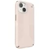 „Speck Presidio2 Grip“ – dėklas, skirtas „iPhone 16e“ / „iPhone 15“ / „iPhone 14“ / „iPhone 13“ (balintas kaulas / „Heirloom Gold“ / „Hazel Brown“)