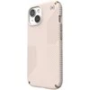 „Speck Presidio2 Grip“ – dėklas, skirtas „iPhone 16e“ / „iPhone 15“ / „iPhone 14“ / „iPhone 13“ (balintas kaulas / „Heirloom Gold“ / „Hazel Brown“)
