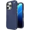 „Speck Presidio2 Grip“ – dėklas, skirtas „iPhone 16 Pro“ (pakrančių mėlyna / dulkių pilka / balta)