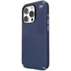 „Speck Presidio2 Grip“ – dėklas, skirtas „iPhone 15 Pro“ (pakrantės mėlyna / dulkių pilka / balta)