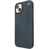 Speck Presidio2 Grip – iPhone 15 Plus / 14 Plus dėklas su MICROBAN danga (anglis / šalta bronza / skalūnas)