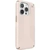 „Speck Presidio2 Grip“ – „iPhone 15 Pro“ dėklas (balintas kaulas / „Heirloom Gold“ / „Hazel Brown“)