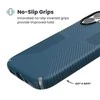 Dėklas Speck Presidio2 Grip MagSafe - Apple iPhone 17 Case Deep Sea/Sidabrinis Metallic