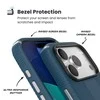 Dėklas Speck Presidio2 Grip MagSafe - Apple iPhone 17 Pro Case Deep Sea/Sidabrinis Metallic