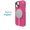 Speck Presidio2 Grip + MagSafe – iPhone 14 Plus dėklas su MICROBAN danga (skaitmeninė rožinė / žiedinė / balta)
