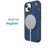 Speck Presidio2 Grip + MagSafe – iPhone 14 Plus dėklas su MICROBAN danga (Coastal Mėlyna / Juodas / Baltas)