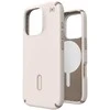 Speck Presidio2 Pro ClickLock &amp; MagSafe – iPhone 16 Pro dėklas (balintas kaulas / „Heirloom Gold“ / Hazel Brown)