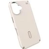 Speck Presidio2 Pro ClickLock &amp; MagSafe – dėklas, skirtas iPhone 16 (balintas kaulas / Heirloom Gold / Hazel Brown)