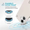 Speck Presidio2 Pro ClickLock &amp; MagSafe – dėklas, skirtas iPhone 16 (balintas kaulas / Heirloom Gold / Hazel Brown)