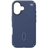 Speck Presidio2 Pro ClickLock &amp; MagSafe – dėklas, skirtas iPhone 16 (pakrantės mėlyna / dulkių pilka / balta)