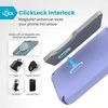 Speck Presidio2 Pro ClickLock &amp; MagSafe – dėklas, skirtas iPhone 16 Pro Max (ateities levandų spalva / Cassis violetinė / balta)